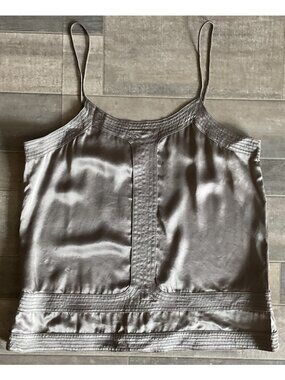 Ulla Johnson Silk Tank Top Toupe Color Size 8